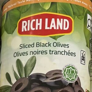 Olives noires tranchées Rich Land 398 ml