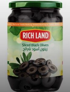 Olives noires tranchées Rich Land 250 ml