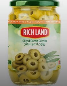 Olives vertes tranchées Rich Land 250 ml