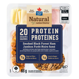 Collation Protéinée au Jambon Forêt Noire-fumé Maple Leaf 88 g