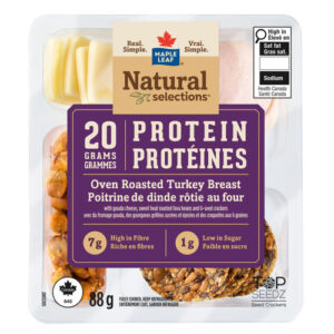 Collation Protéinée Poitrine de dinde rôtie au Four Maple Leaf 88 g